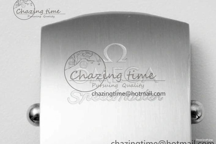 0403 Speedmaster Racing Master SS HKF Best Edition Black White Dial on SS Bracelet A Upgraded 7807